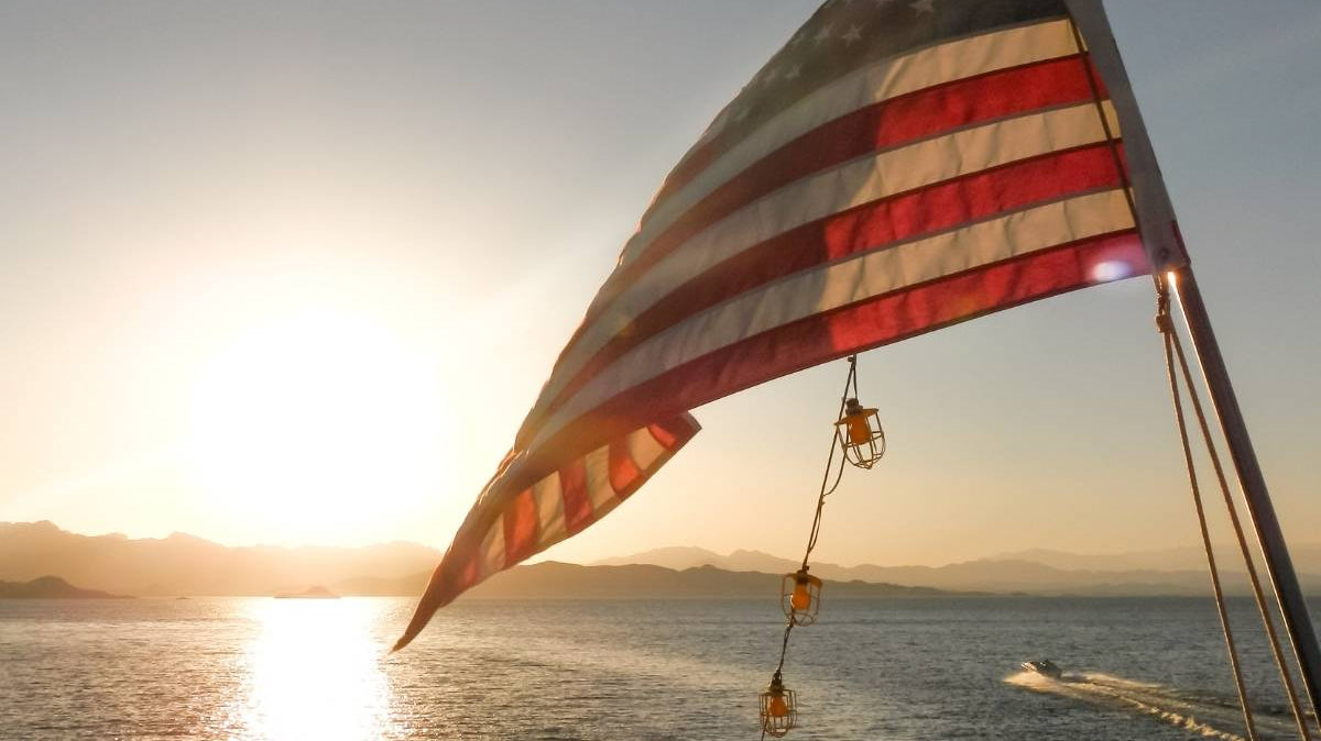 american flags