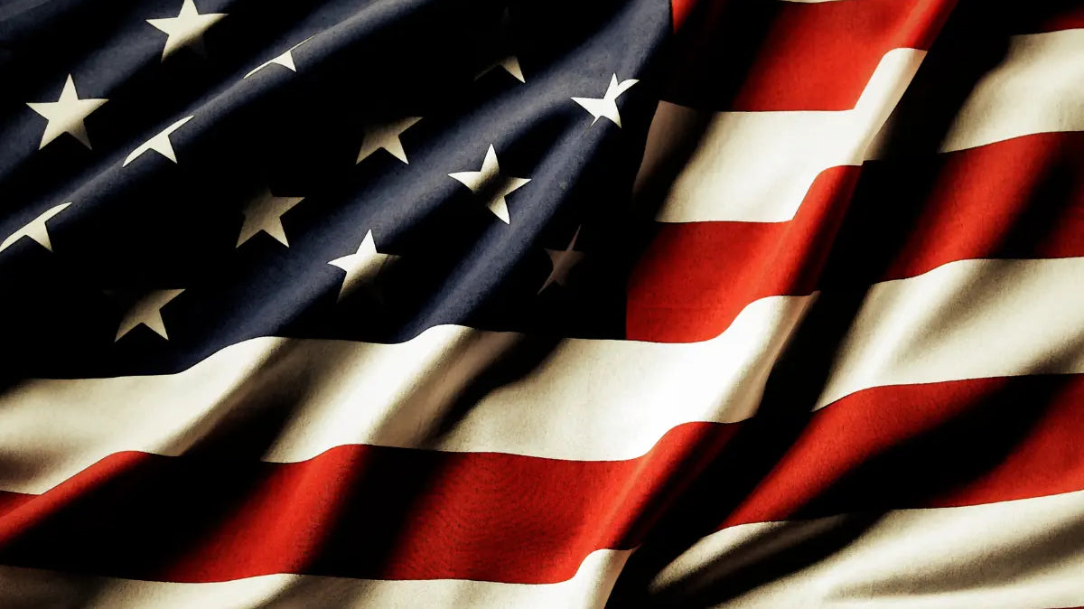 handmade American flags