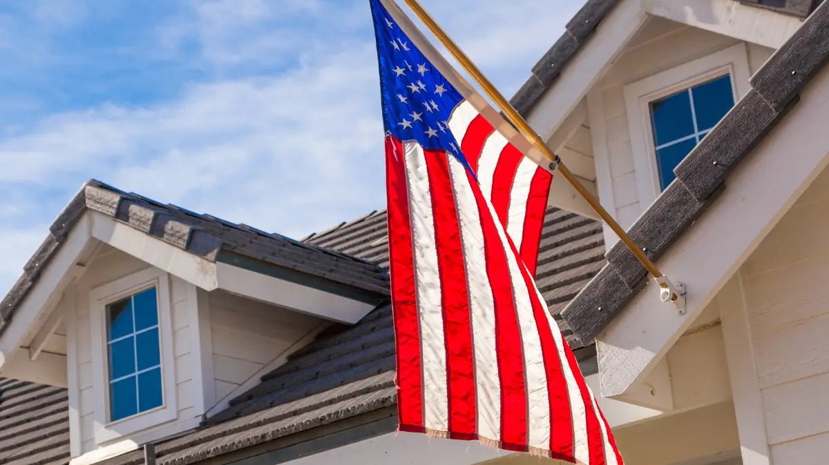 USA made flags