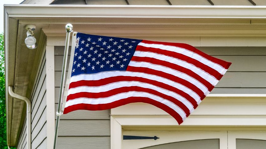 American flag made in USA