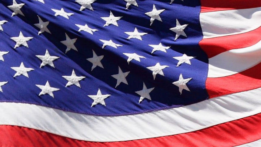American flag made in USA