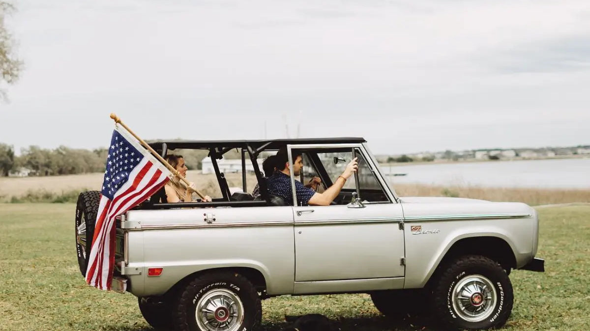 outdoor american flag