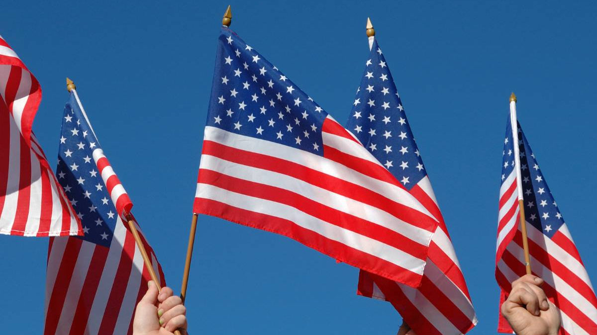 american flags