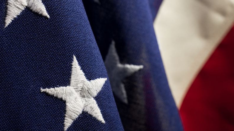 handmade american flag