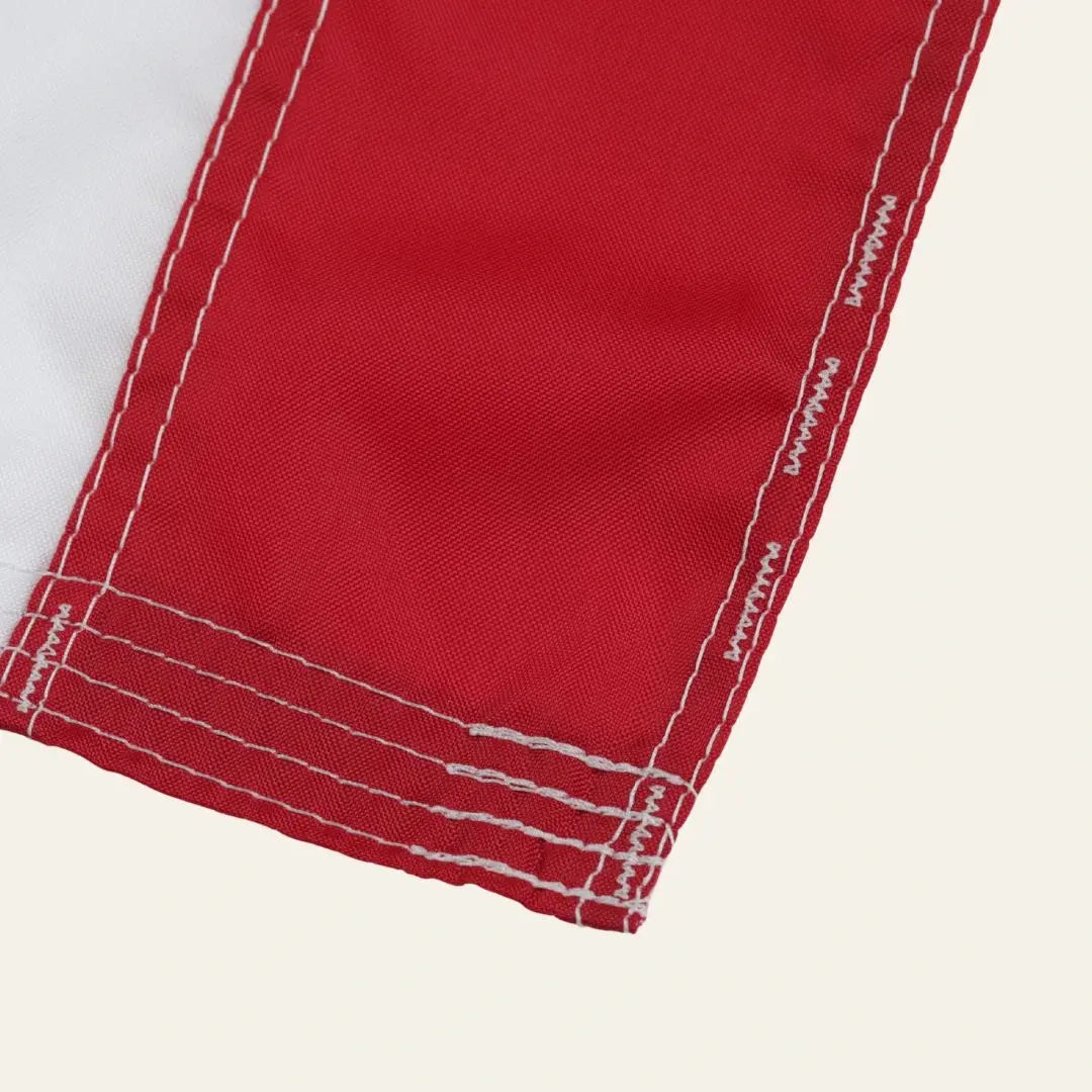 Bartacking of the 4x6 American Flag