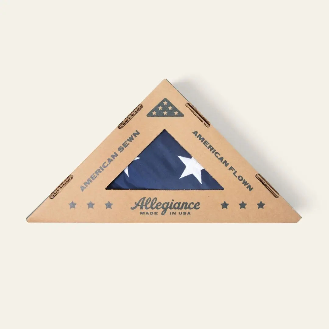 5x8 American flag Allegiance box