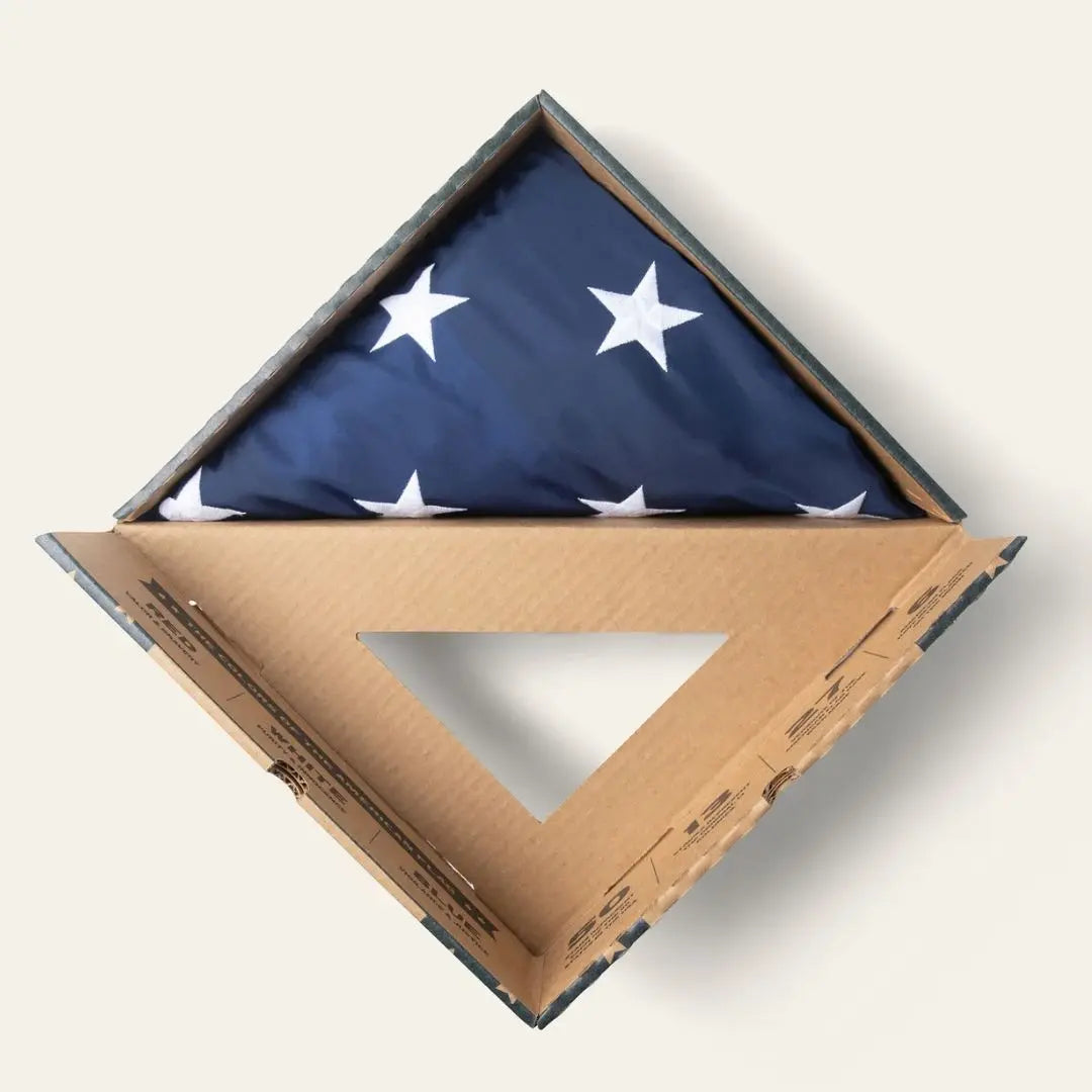 5x8 American flag Allegiance box
