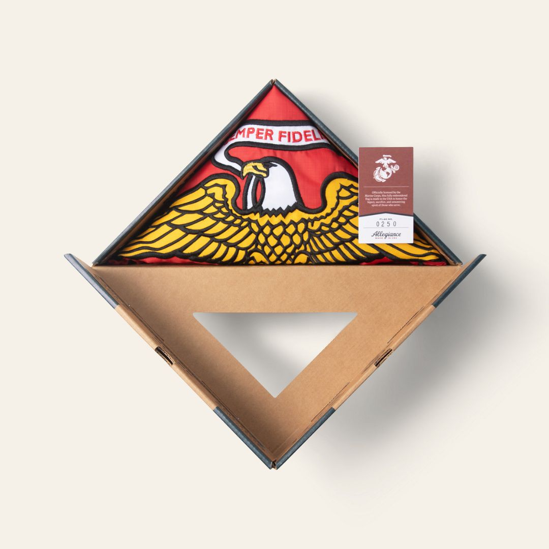 Made in america marine corps flag