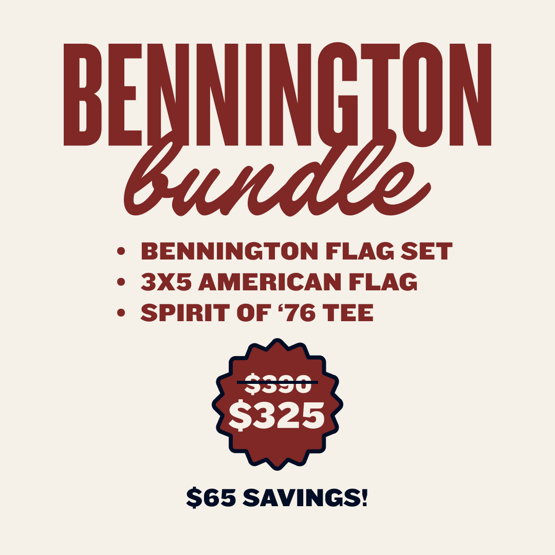 made in usa bennington flag bundle