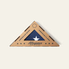 Betsy Ross Flag folded into Triangle