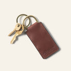 Made in USA leather key ring