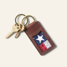 Made in USA leather key ring