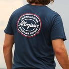 American made navy tee