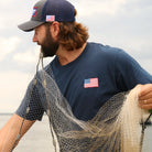 American made navy tee