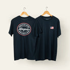 American made navy tee