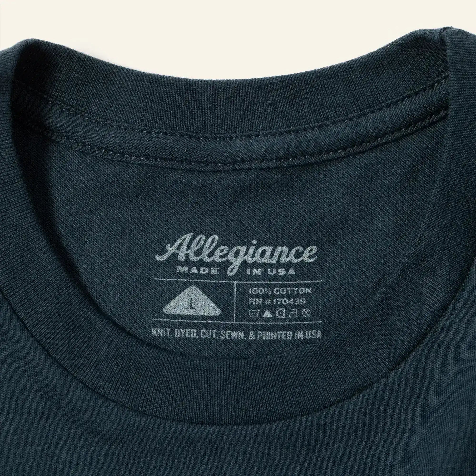American made navy tee