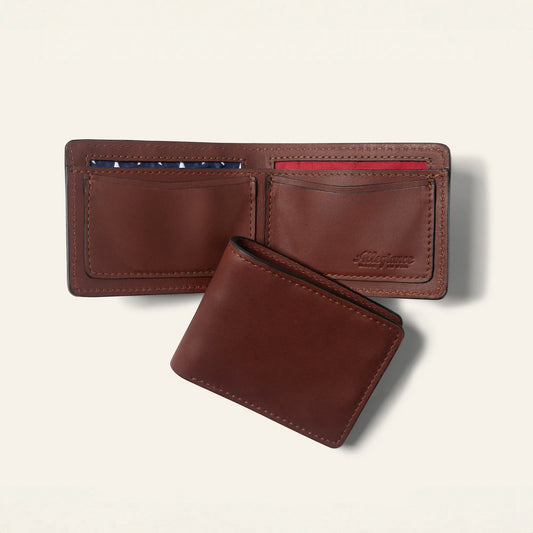 made in USA leather wallet