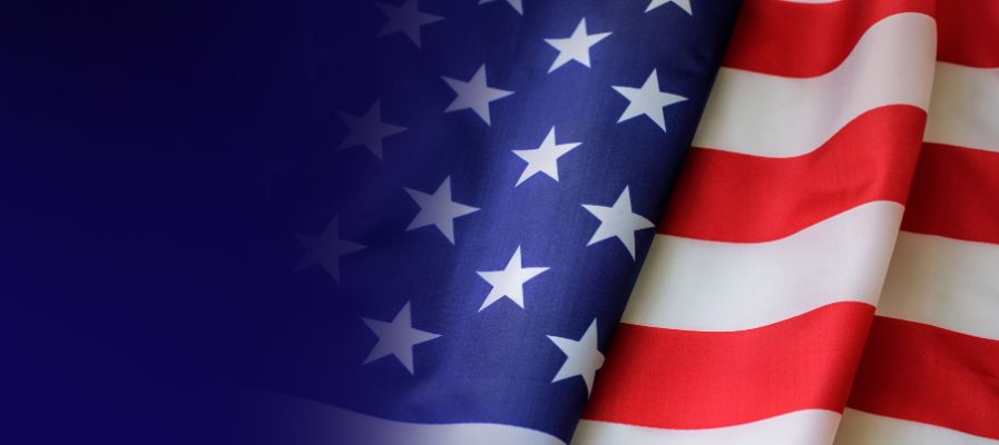 American flags