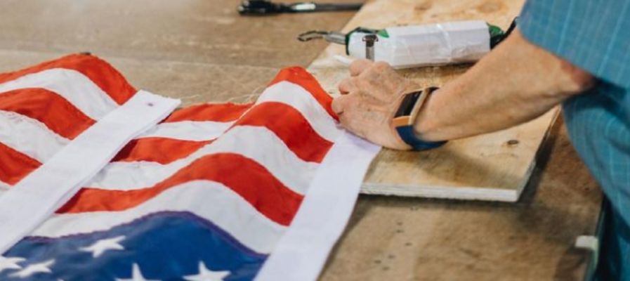 Hand-Stitched vs. Machine-Made American Flags | Allegiance Flag Supply