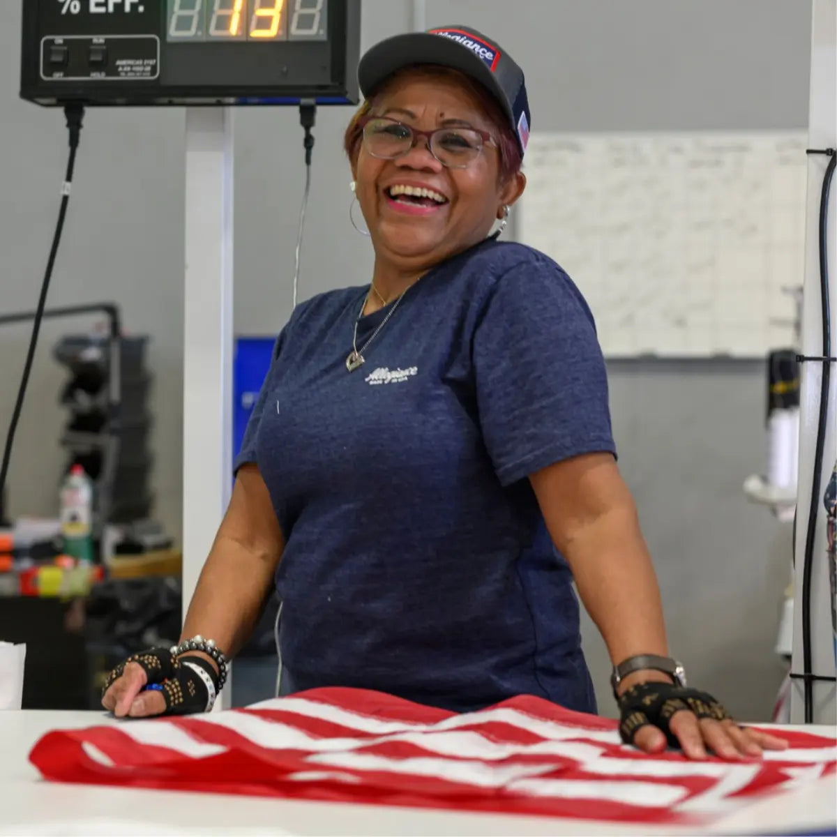 durable american flag set