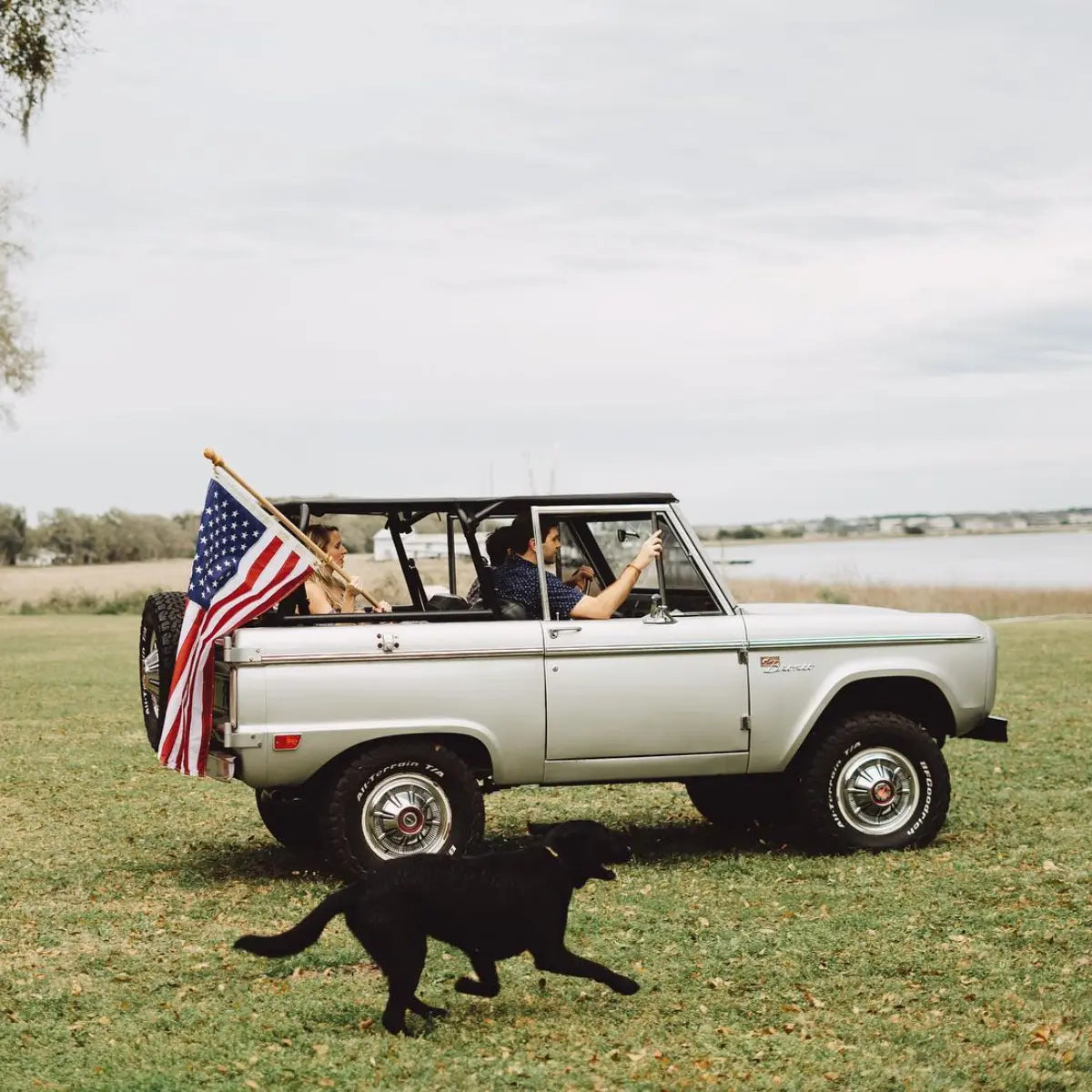 outdoor american flag