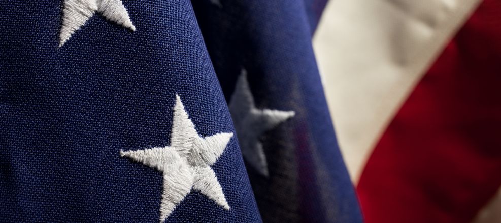 handmade american flag