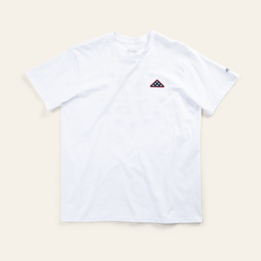 made in usa white tee