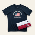 made in usa navy tee