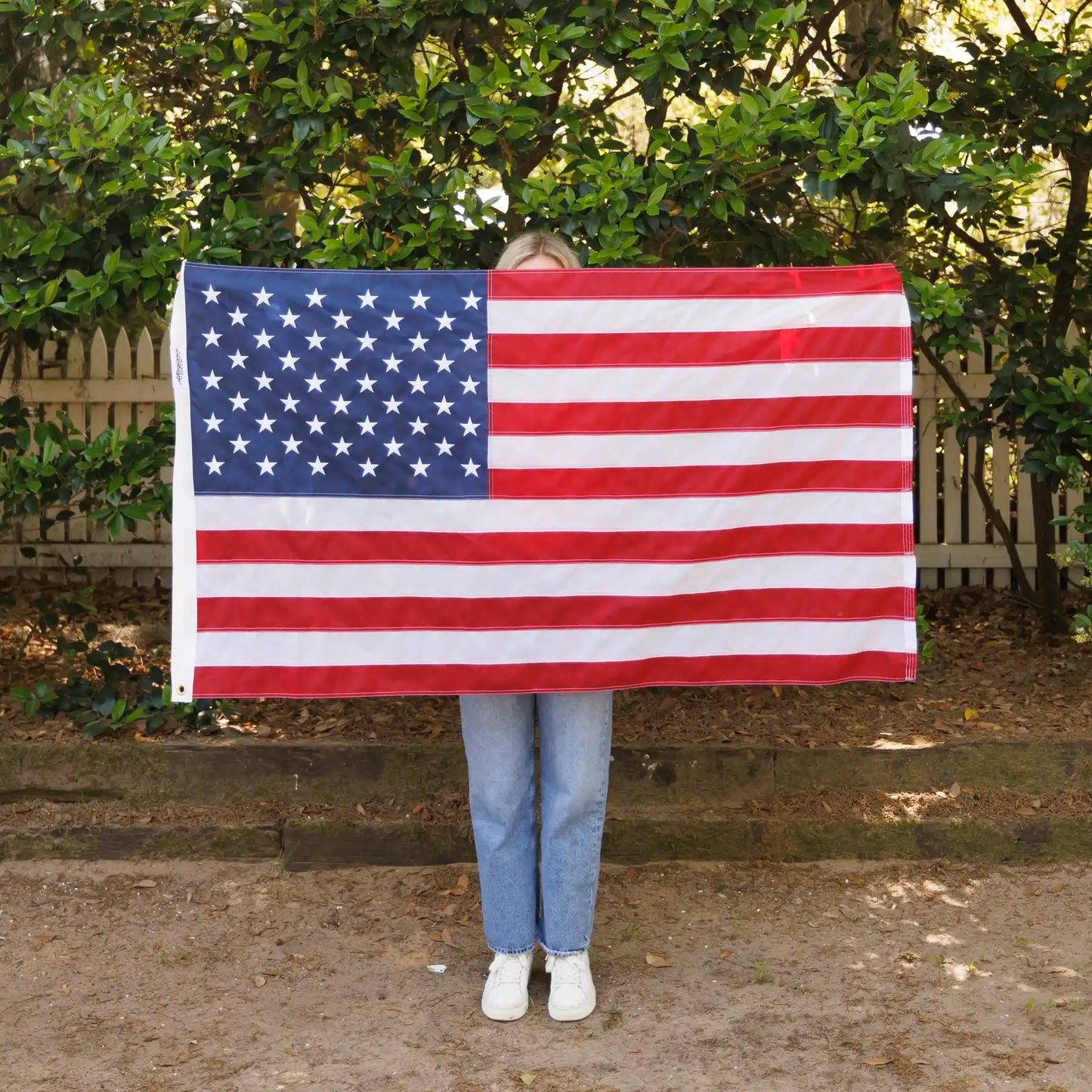 3' x 5' American Flag Holding