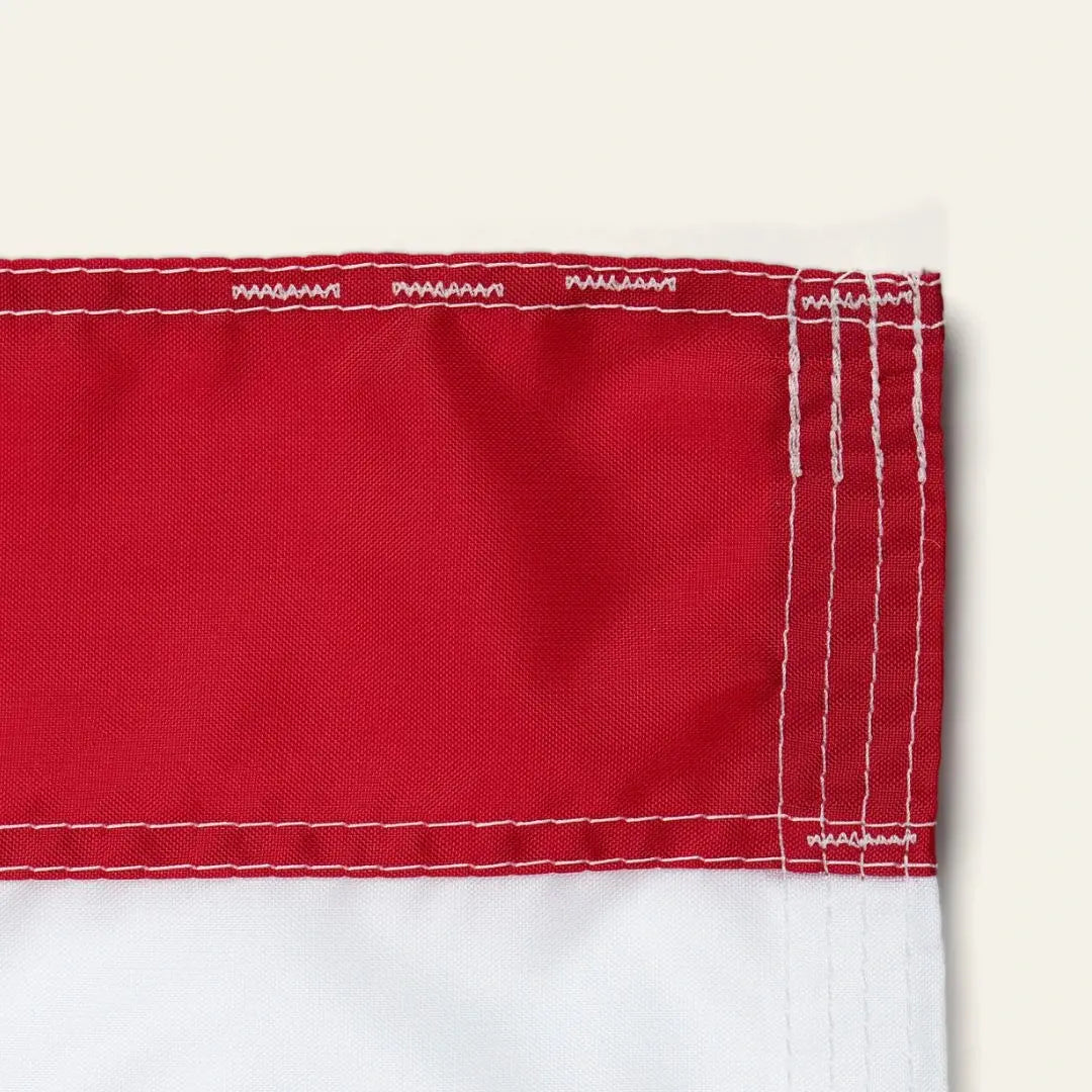 Bartacking of the 4x6 American Flag