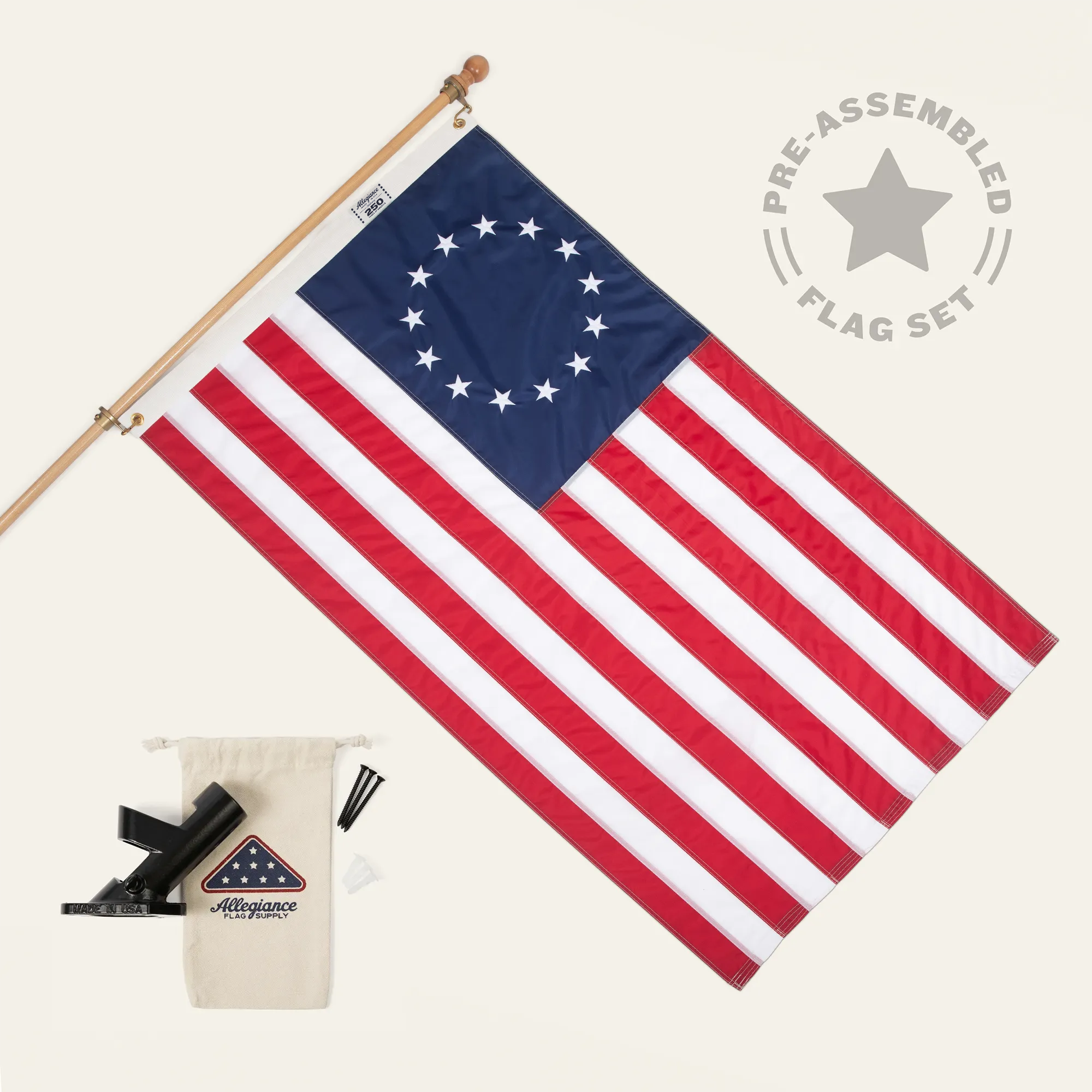 made in usa betsy ross flag