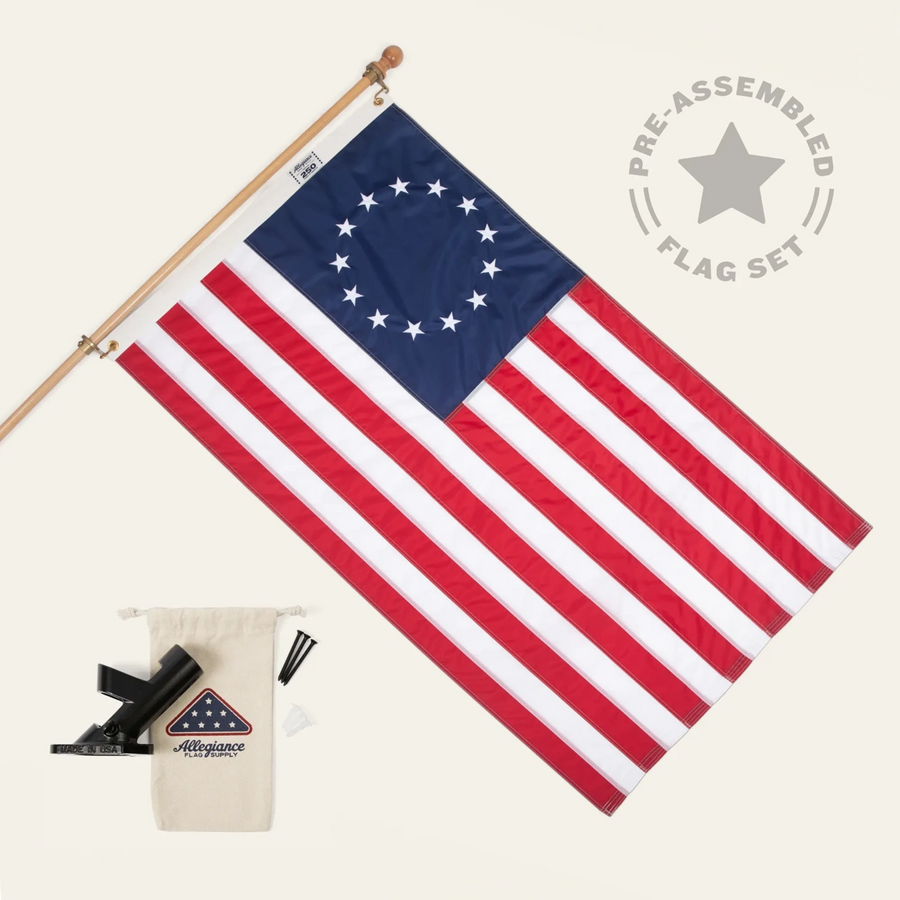 3' x 5' Betsy Ross Flag Set