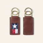 Made in USA leather key ring
