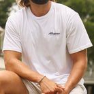 American made white tee