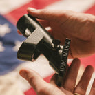 American flagpole mount