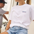 American made white tee