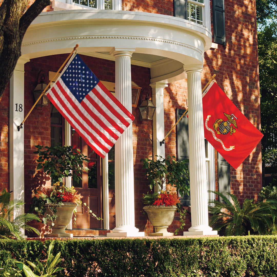 Made in america marine corps flag set